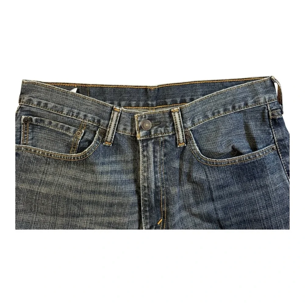 Levi's 505 Straight Fit‎ Jeans Mens 34x29 Blue Cotton  Medium Wash Fits 32 X 27